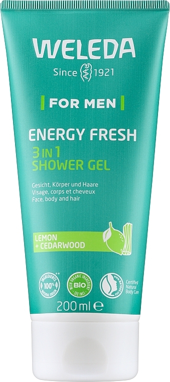 Duschgel - Weleda For Men Energy Fresh 3 In 1 Shower Gel — Bild N1