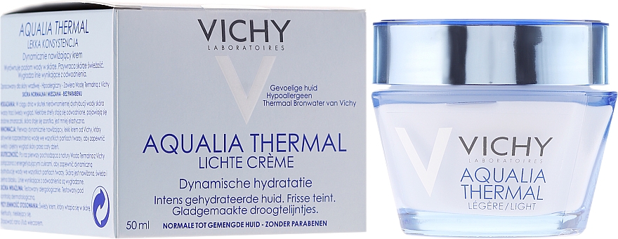 Leichte intensiv feuchtigkeitsspendende Tagescreme - Vichy Aqualia Thermal Dynamic Hydration Light Cream — Foto N1