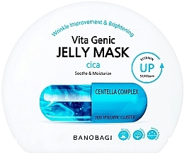 Düfte, Parfümerie und Kosmetik Beruhigende Tuchmaske mit Centella - BanoBagi Vita Genic Jelly Mask Cica