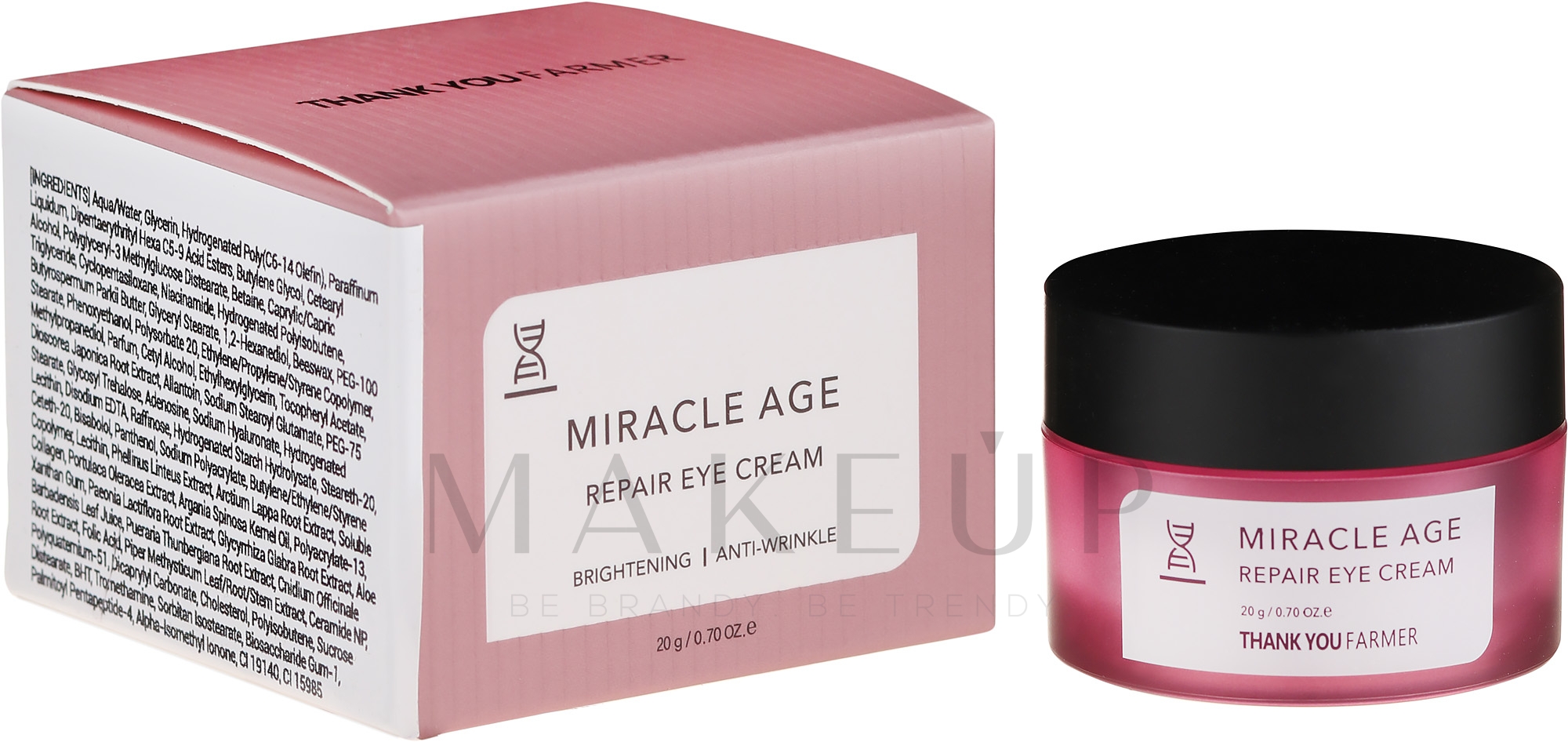 Regenerierende Anti-Aging Augenkonturcreme - Thank You Farmer Miracle Age Cream Repair Eye Cream — Bild 20 g