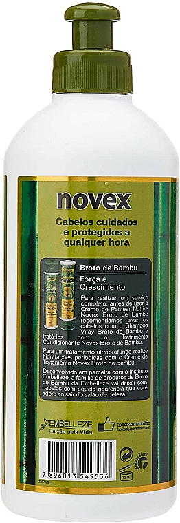 Haarspülung ohnen Auswaschen - Novex Bamboo Sprout Leave-In Conditioner — Bild N2