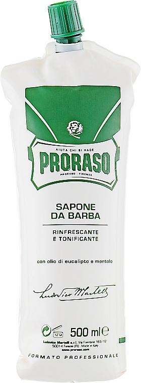 Rasiercreme mit Menthol und Eu­ka­lyp­tus - Proraso Green Shaving Cream — Foto N6