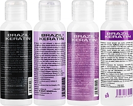 Brazil Keratin Hair Go Straight (Haarshampoo 2x100ml + Conditioner 100ml + Haarkeratin 100ml) - Set — Bild N2