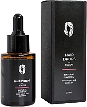 Düfte, Parfümerie und Kosmetik Haaröl - Solidu Hair Drops Natural Hair Oil With Argan And Jojoba Oil