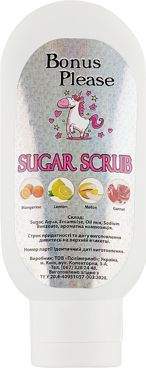 Zuckerpeeling Zitrone & Melone - Bonus Please Sugar Scrub Lemon — Bild N1