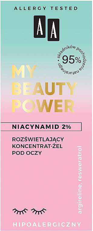 Konzentrat-Gel für die Augen mit Niacinamid - AA My Beauty Power Niacynamid 2% — Bild N3