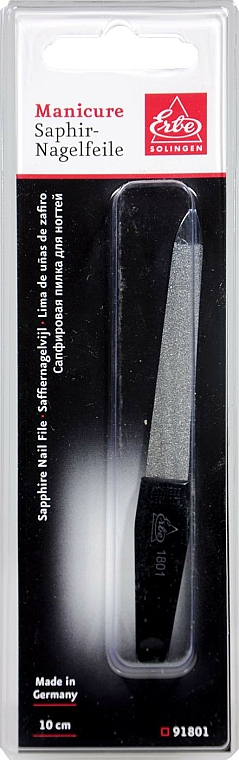 Saphir-Nagelfeile 10 cm - Erbe Solingen Saphire File — Bild N1