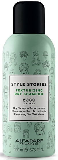 Texturierendes Trockenshampoo Leichter Halt - Alfaparf Milano Style Stories Texturizing Dry shampoo — Bild 200 ml