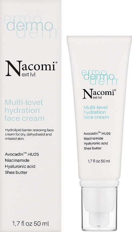 Feuchtigkeitsspendende Gesichtscreme - Nacomi Multi-level Hydration Face Cream — Bild N2