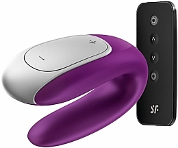 Düfte, Parfümerie und Kosmetik Partnervibrator violett - Satisfyer Double Fun Partner Vibrator Violet