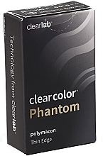 Farbige Kontaktlinsen 2 St. - Clearlab ClearColor Phantom Angelic Blue — Bild N1