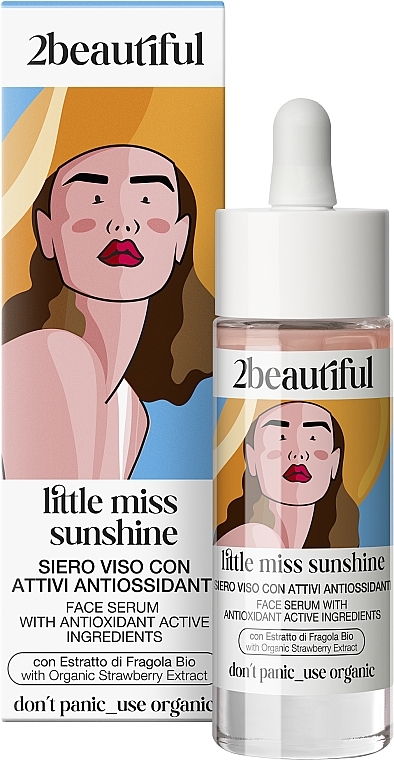 Antioxidatives Gesichtsserum mit Erdbeerextrakt - 2beautiful Little Miss Sunshine Face Serum With Antioxidant Active Ingredients  — Bild N3