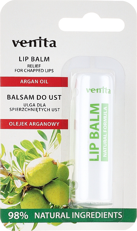 Lippenbalsam mit Arganöl - Venita Lip Balm Argan Oil
