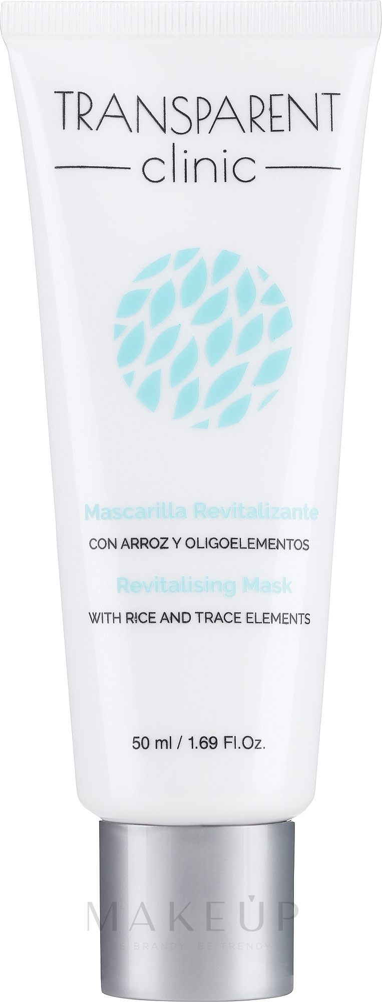 Revitalisierende Gesichtsmaske mit Reis und Mikroelementen - Transparent Clinic Mascarilla Revitalizante — Bild 50 ml