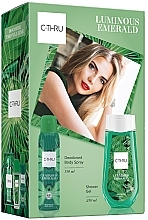 Düfte, Parfümerie und Kosmetik Körperpflegeset (Deospray 150 ml + Duschgel 250 ml) - C-Thru Luminous Emerald