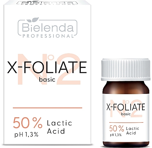 Milchsäure 50% - Bielenda Professional X-Foliate Basic Lactic Acid 50% — Bild N1