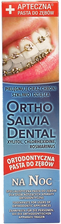 Zahnpasta für die Nacht - Atos Ortho Salvia Dental Night Toothpaste — Bild N1