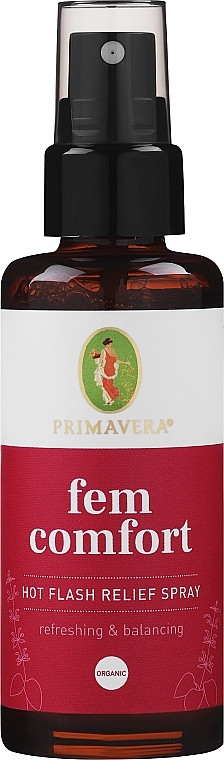 Hitzewallungsspray - Primavera Fem Comfort Organic Hot Flash Relief Spray — Bild N1