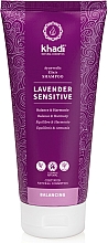 Düfte, Parfümerie und Kosmetik Balancierendes Shampoo für empfindliche Kopfhaut mit Lavendel - Khadi Shampoo Lavender Sensitive