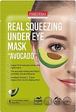 Augenpads mit Avocadoextrakt - Purederm Real Squeezing Under Eye Mask — Bild N1