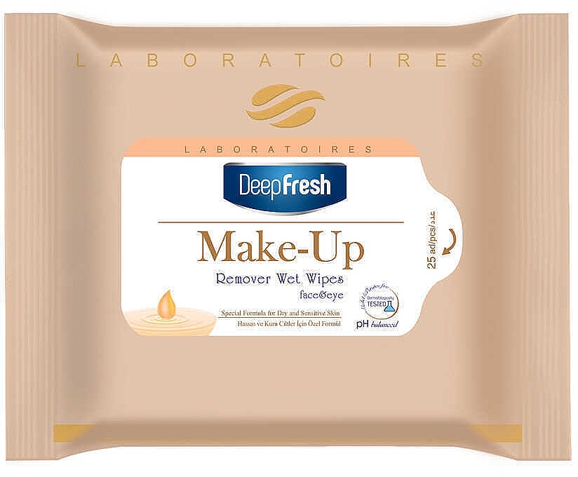 Feuchttücher zum Abschminken 25 St. - Aksan Deep Fresh Make-Up Remover Wet Wipes — Bild N1