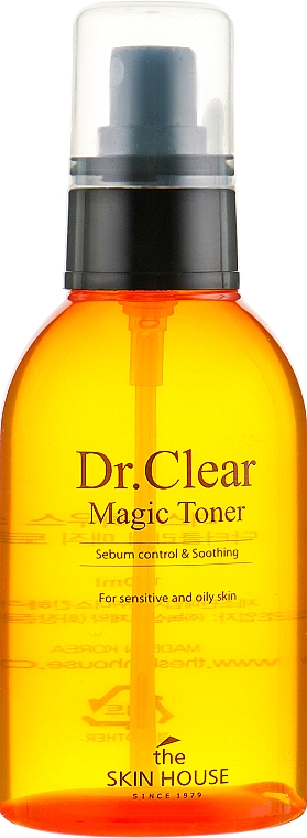 Seboregulierender und beruhigender Gesichtstoner für fettige und empfindliche Haut - The Skin House Dr.Clear Magic Toner — Bild N2
