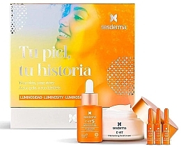 Düfte, Parfümerie und Kosmetik Set - Sesderma Laboratories C-Vit Your Skin, Your History (serum/30ml + cr/50ml + ampoules/3x1.5ml)