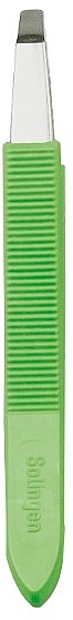 Pinzette mit Kunststoffgriff gerade 8 cm 1061/A grün - Titania — Bild N1