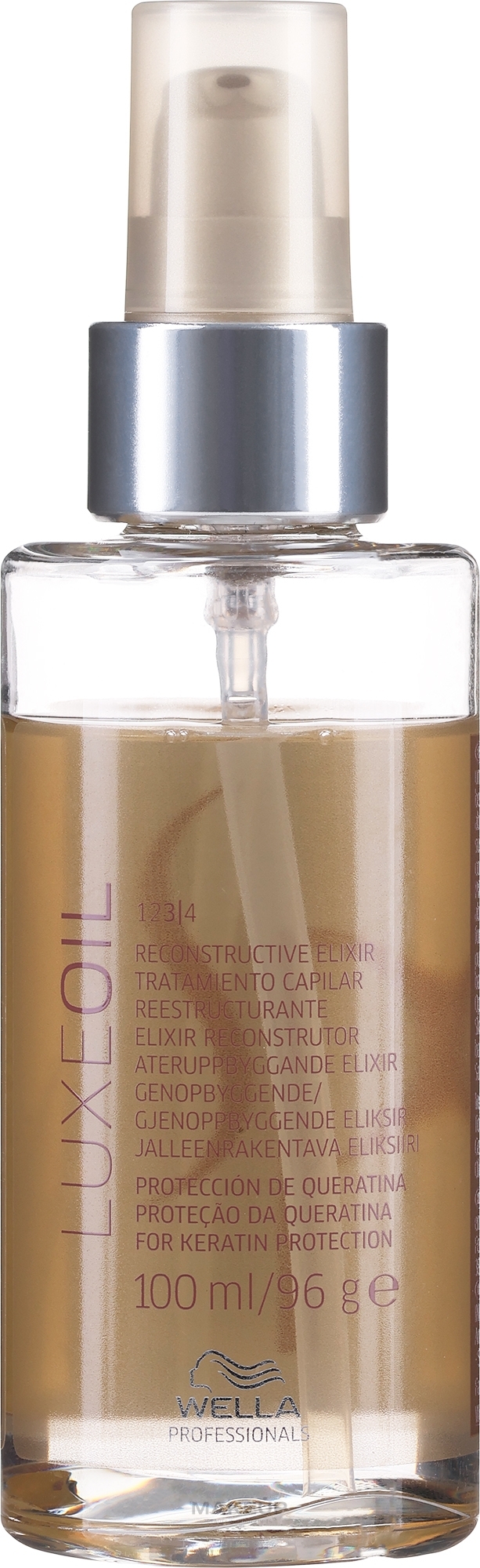 Restrukturierendes und schützendes Haaröl für alle Haartypen - Wella SP Luxe Oil Reconstructive Elixir — Bild 100 ml