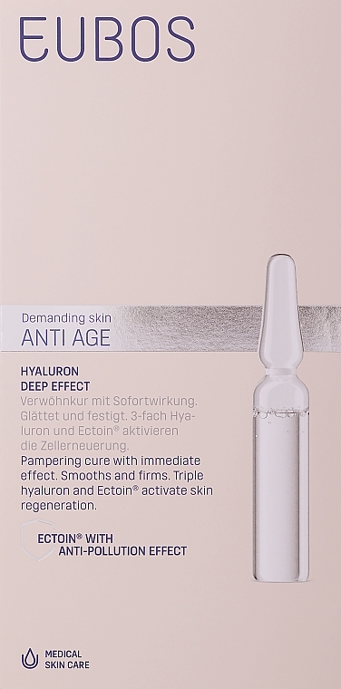 Anti-Aging-Gesichtsampullen mit Hyaluron - Eubos Med Anti Age Hyaluron Deep Effect — Bild N1
