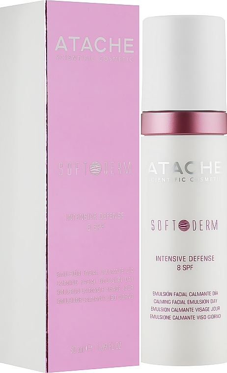 Beruhigende Gesichtsemulsion für den Tag - Atache Soft Derm Intensive Defense SPF 8 — Bild N2