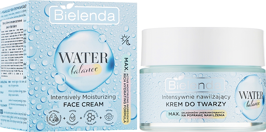 Feuchtigkeitsspendende Gesichtscreme - Bielenda Water Balance Moisturizing Face Cream — Bild N2