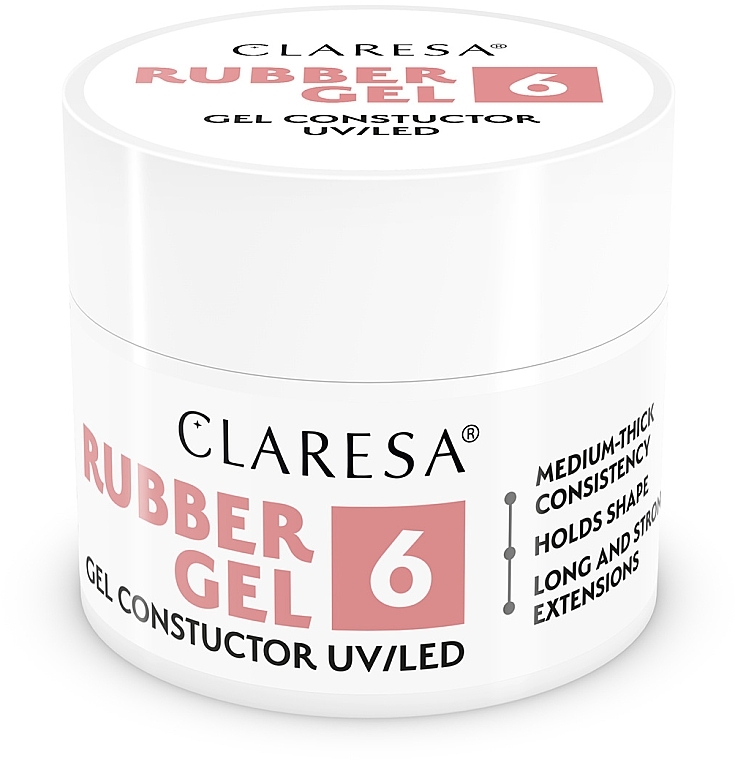 Gel zur Nagelverlängerung 90 g - Claresa Rubber Gel — Bild N5