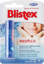 Düfte, Parfümerie und Kosmetik Feuchtigkeitsspendender Lippenbalsam SPF 15 - Blistex MedPlus Stick Lip Balm