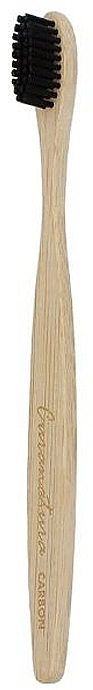 Bambuszahnbürste Weichen Carbonborsten - Curanatura Bamboo Carbon — Bild N1