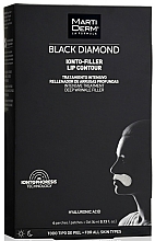 Düfte, Parfümerie und Kosmetik Straffende Anti-Falten Patches für die Lippenpartie - MartiDerm Black Diamond Ionto-Filler Lip Contour