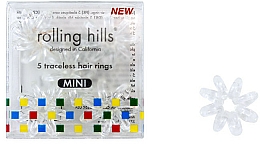 Düfte, Parfümerie und Kosmetik Spiral-Haargummis mini 5 St. transparent - Rolling Hills 5 Traceless Hair Rings Mini Transparent