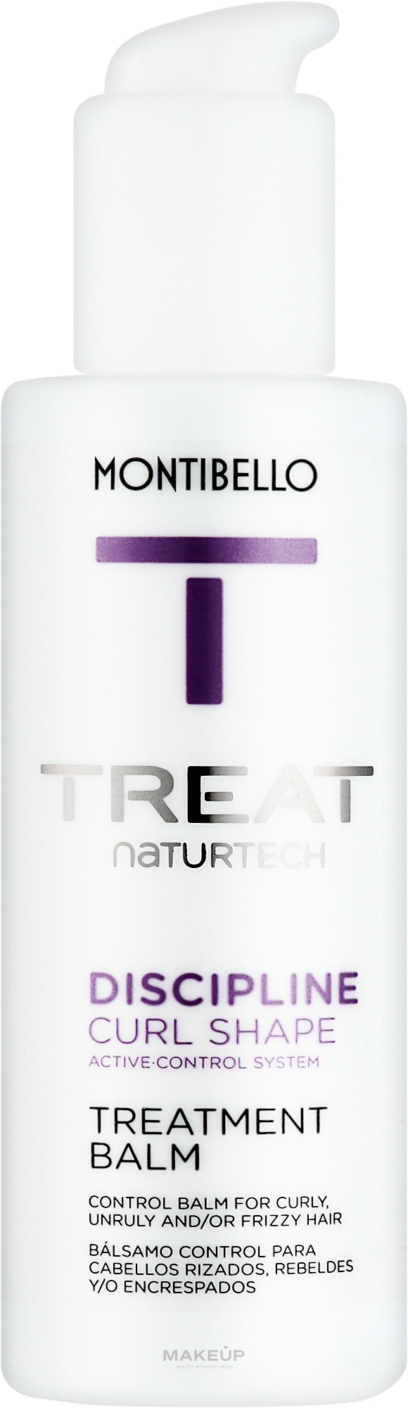 Anti-Frizz-Balsam für widerspenstiges Haar - Montibello Treat NaturTech Discipline Curl Shape Treatment Balm — Bild 150 ml