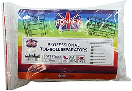 Düfte, Parfümerie und Kosmetik Separator für die Pediküre 500 St. - Ronney Professional Toe-Roll Sparators