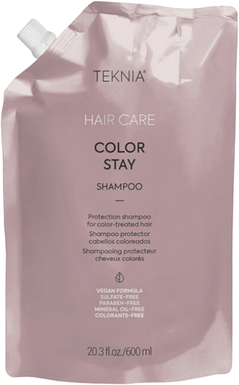 Sulfatfreies farbschützende Shampoo für coloriertes Haar - Lakme Teknia Color Stay Shampoo (Doypack)  — Bild N1