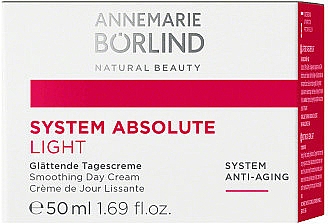 Anti-Aging-Tagescreme mit Grünalgenextrakt und Jojobaöl - Annemarie Borlind System Absolute System Anti-Aging Smoothing Day Cream Light — Bild N2