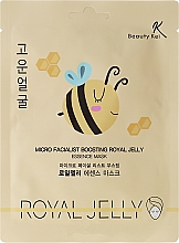 Pflegende und aufhellende Tuchmaske mit Honig - Beauty Kei Micro Facialist Boosting Royal Jelly Essence Mask — Bild N1