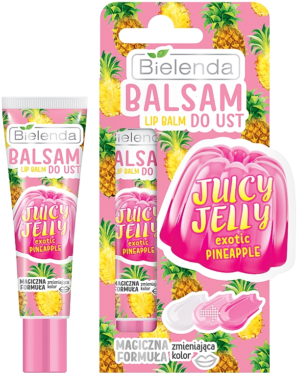 Lippenbalsam "Exotic Pineapple" - Bielenda Juicy Jelly