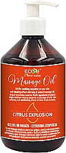 Düfte, Parfümerie und Kosmetik Massageöl Zitrusexplosion - Eco U Citrus Explosion Massage Oil