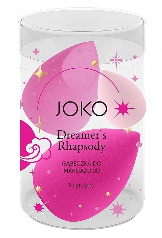 Make-up-Schwämmchen-Set, 3 St. - Joko 3D Dreamer`s Rhapsody — Bild N1