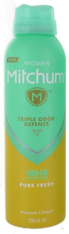 Deospray - Mitchum Women Pure Fresh Triple Odor Defense Pure Deodorant Spray — Bild N1
