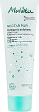 Düfte, Parfümerie und Kosmetik Gesichtsreinigungsmaske-Peeling - Melvita Nectar Pur Mask & Scrub Mud Effect