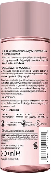Feuchtigkeitsspendende, beruhigende und tonisierende Essenz - AA Cosmetics LAAB — Bild N2