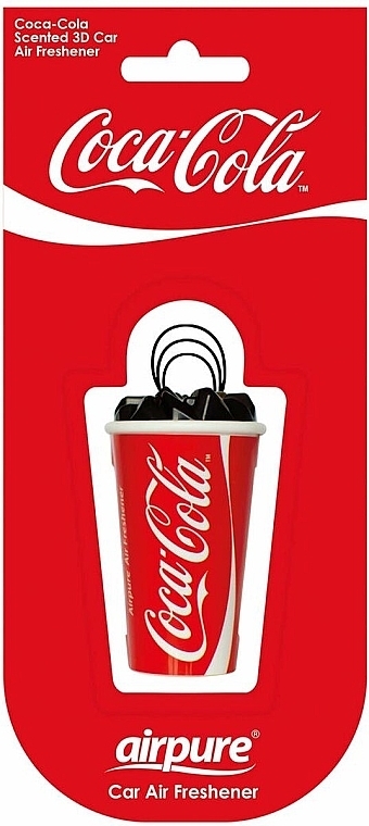 Lufterfrischer Coca-Cola Auto - Airpure Car Air Freshener Coca-Cola 3D Original — Bild N1