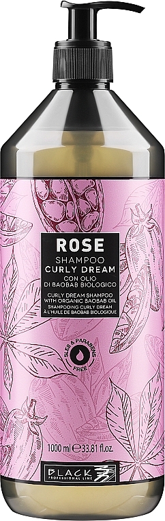 Haarshampoo - Black Professional Line Rose Shampoo Curly Dream — Bild N1